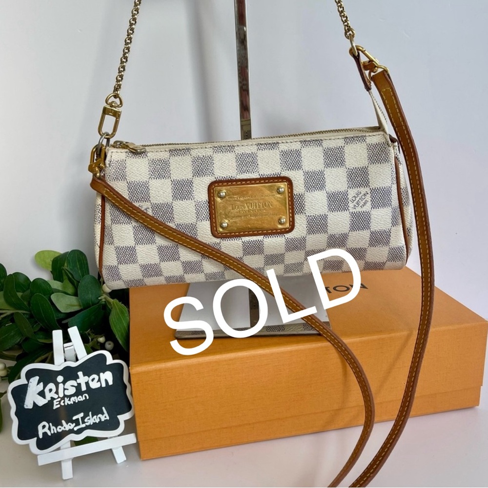 Louis Vuitton Eva in Damier Azur